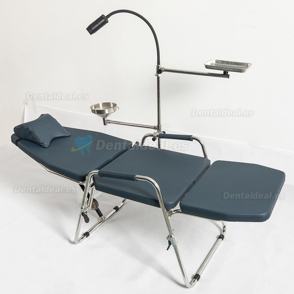 Greeloy GU-P101 Silla Plegable Dental Portátil + GU-P102 Lampara Cirugia Luz de Examen Dental